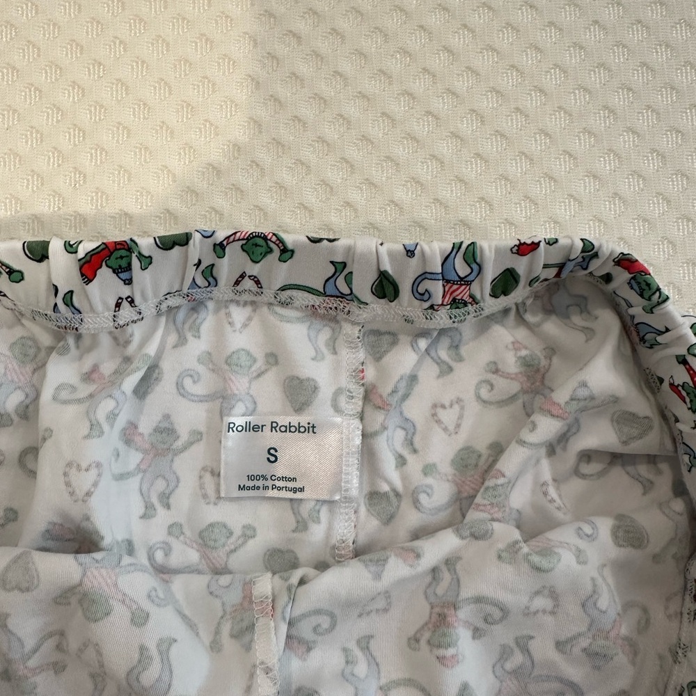 Roller Rabbit Merry Monkey Print Pajama Set - Picture 4 of 4